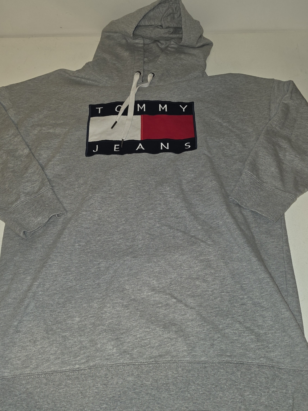 Tommy Hilfiger M Gray Hooded Sweatshirt Dress